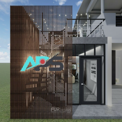 ออกแบบ ผลิต และติดตั้งออฟฟิต : ออฟฟิต Tech Start Up APS Office จ.ขอนแก่น 